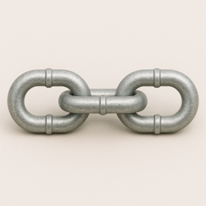 Цепь круглозвенная с буртиком Б2-5х35 в наличии в Оренбурге