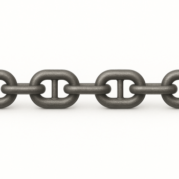 Цепь круглозвенная с распорками А2-5-20,5х82 в наличии в Оренбурге