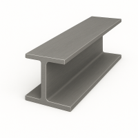 Н-образный профиль стальной 157х82х4 мм 09Г2С ГОСТ Р 57837-2017