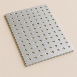 Алюминиевый перфорированный лист Qg 10х15х1 мм АМГ3Н2 в наличии в Оренбурге