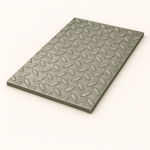 Лист стальной рифленый 8х1500х6000 мм ромб Ст3пс в наличии в Оренбурге