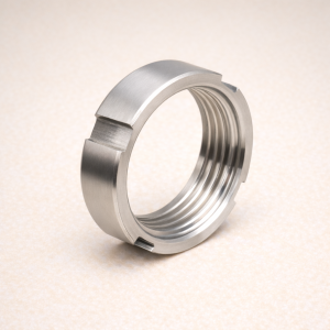 Гайка шлицевая AISI 304 2 1/2" в наличии в Оренбурге