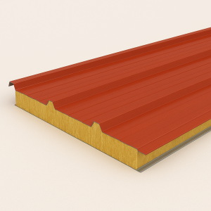 Кровельная сэндвич-панель МВ 100х1000(1000) мм мышино-серая в наличии в Оренбурге