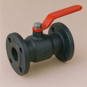 Чугунный кран шаровой проходной фланцевый ДУ 80 РУ 16 ГОСТ 9702-87 в наличии в Оренбурге