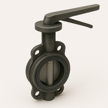 Затвор чугунный дисковый ДУ 300 РУ 10 ГОСТ 12521-89 в наличии в Оренбурге